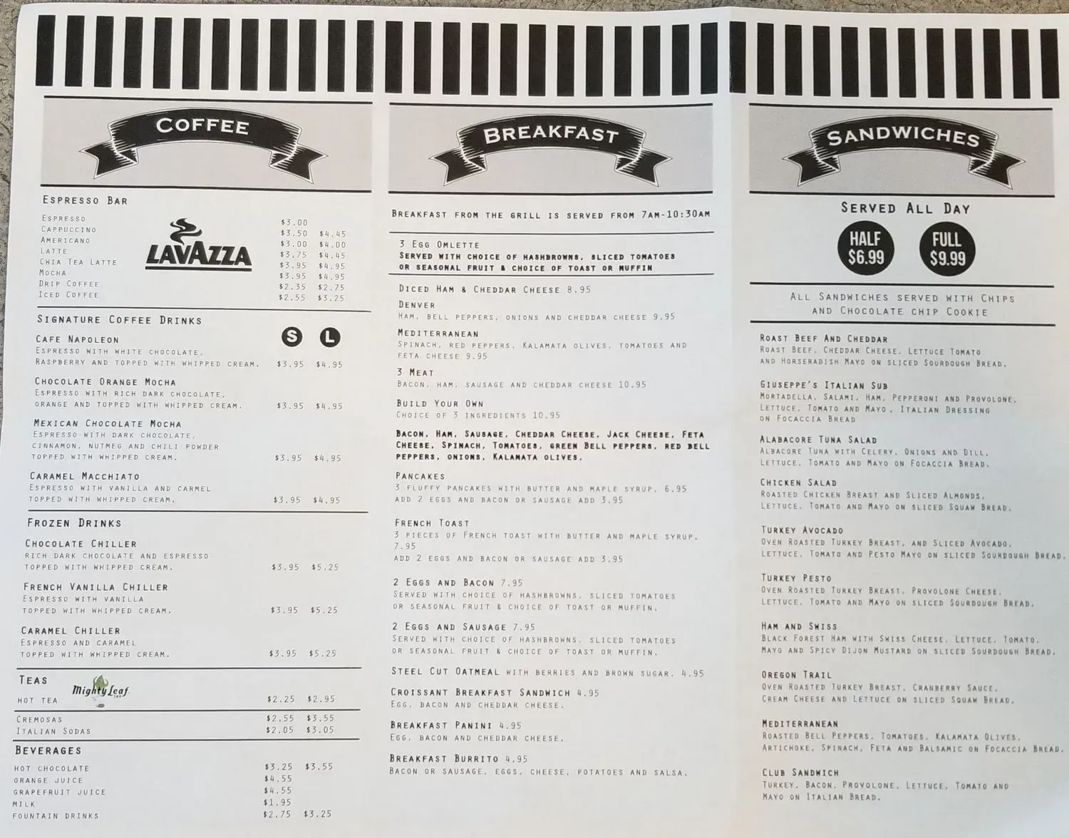 Menu 3