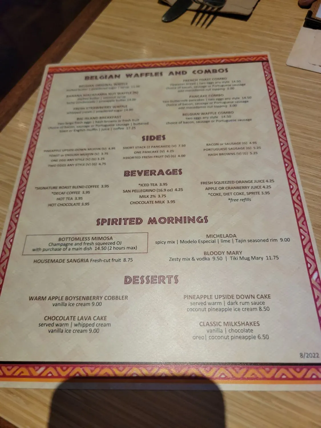 Menu 6