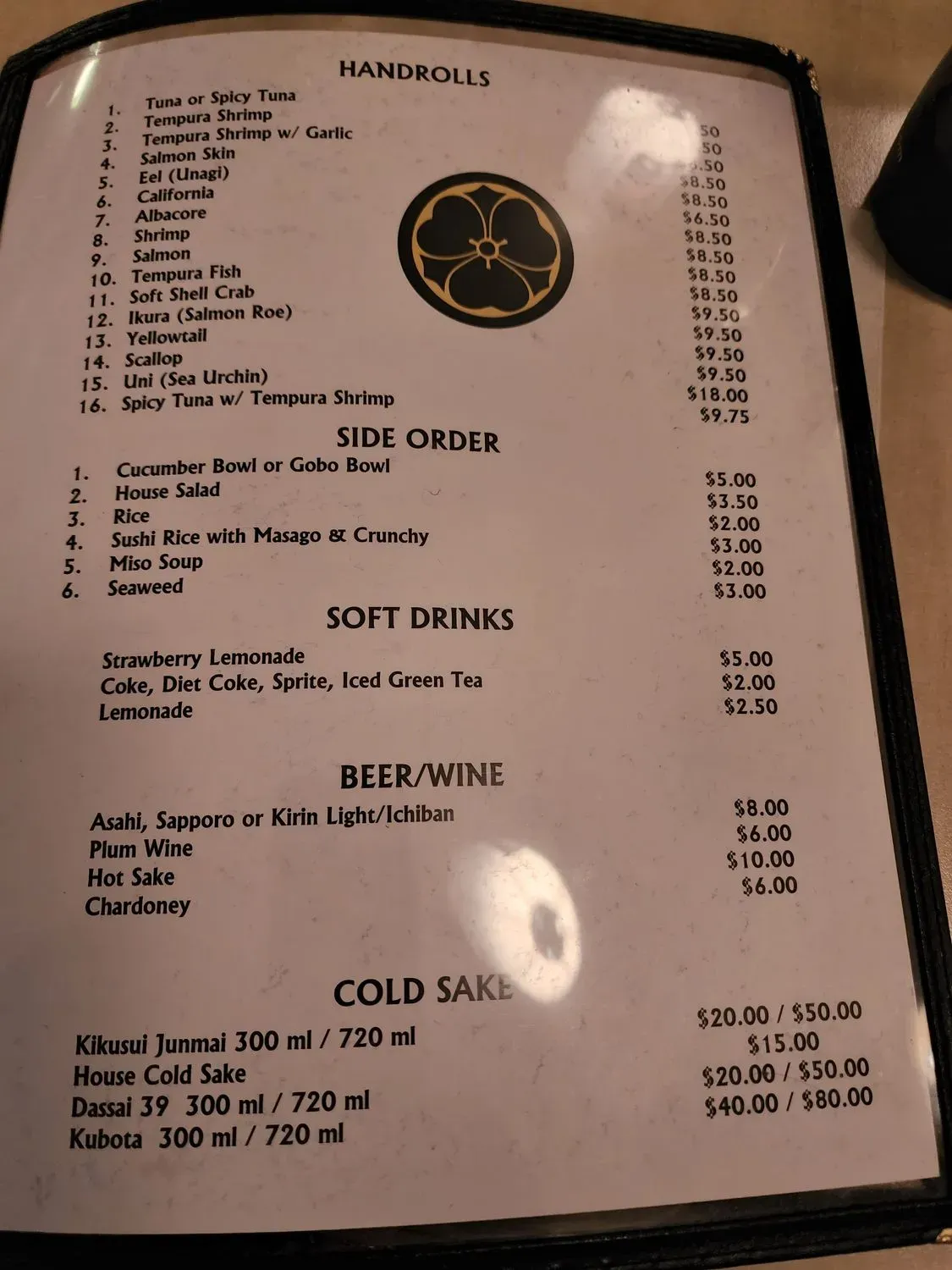 Menu 6