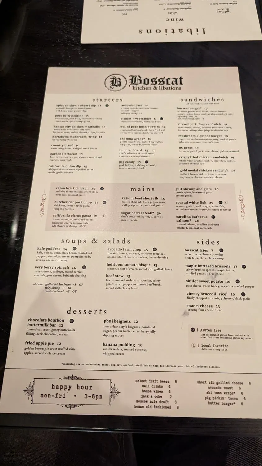 Menu 4