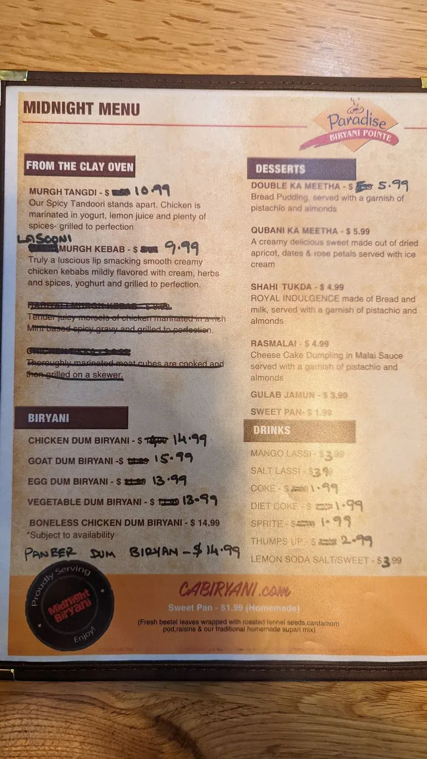 Menu 4