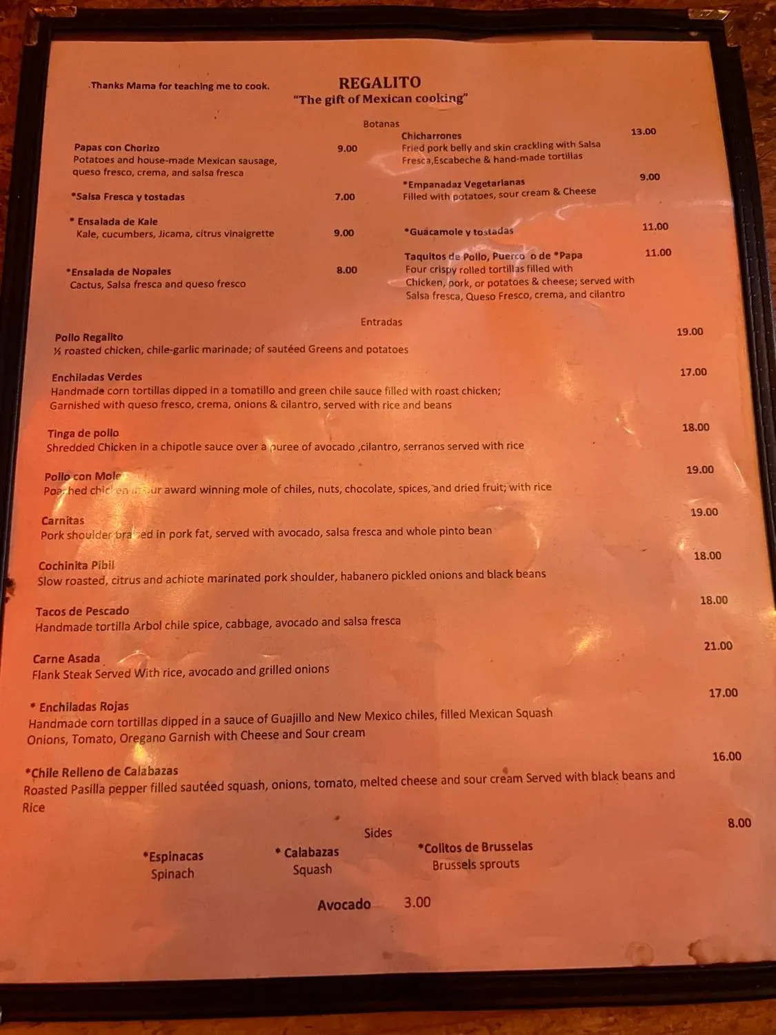 Menu 3