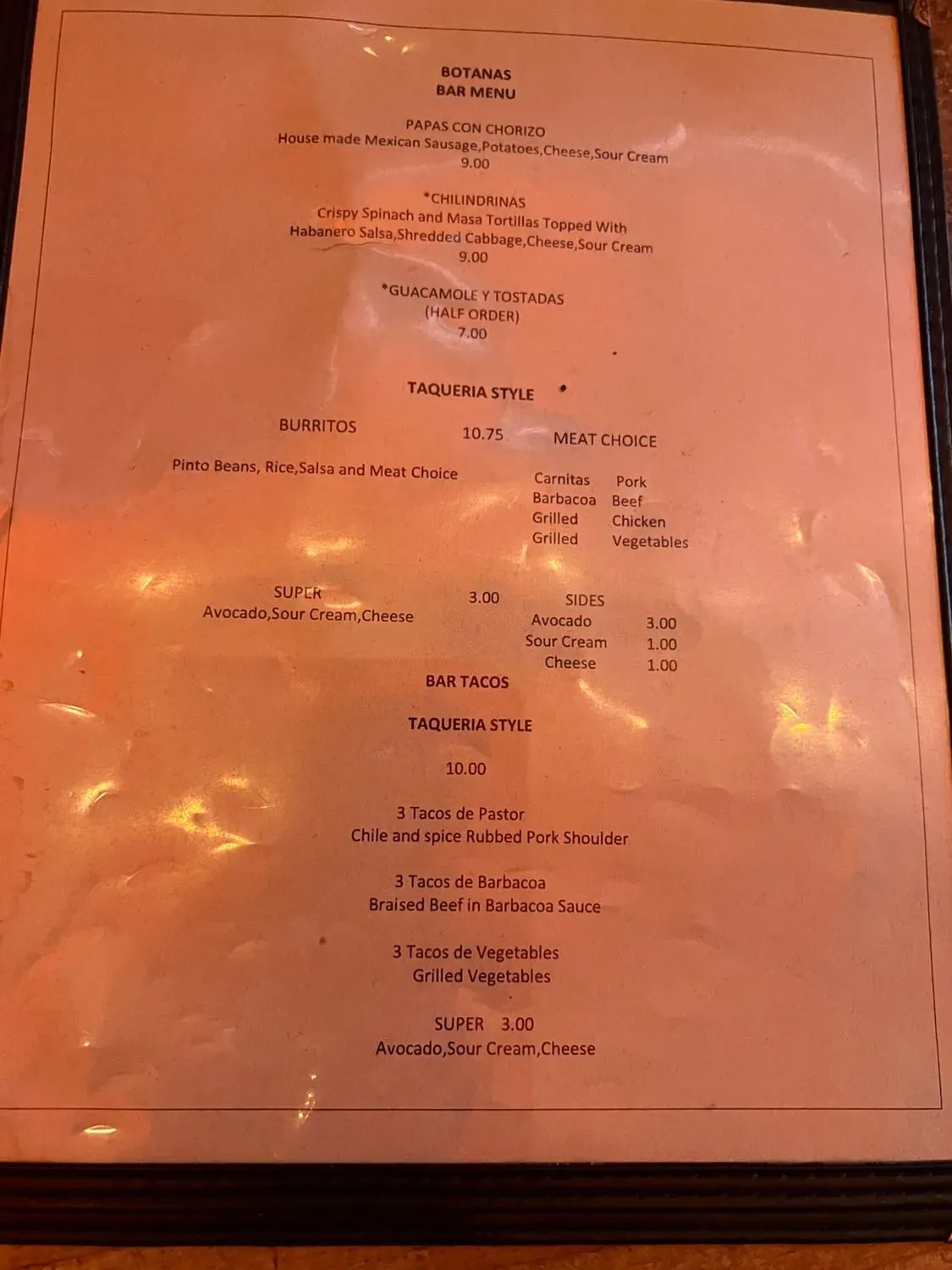 Menu 3