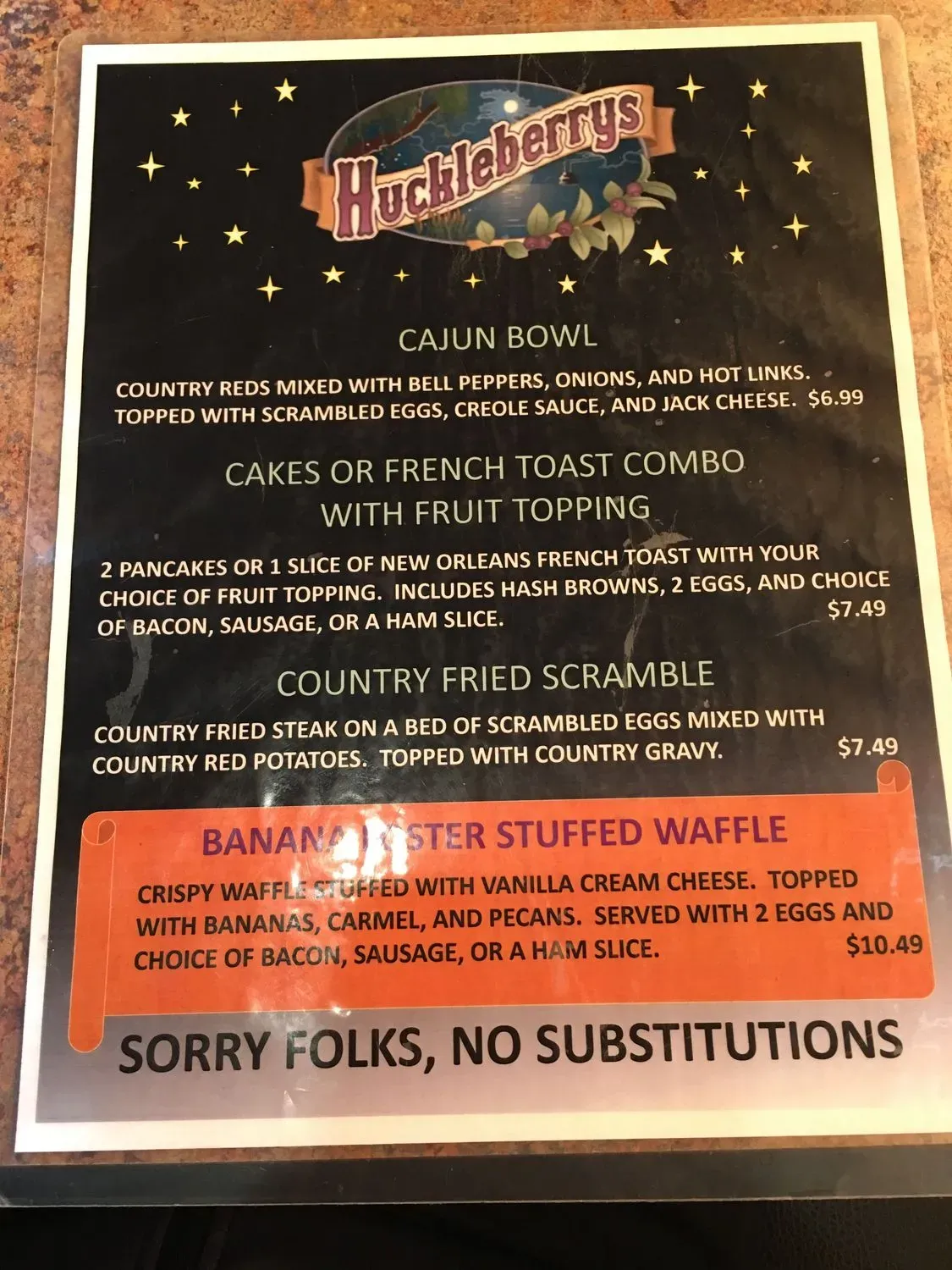 Menu 5