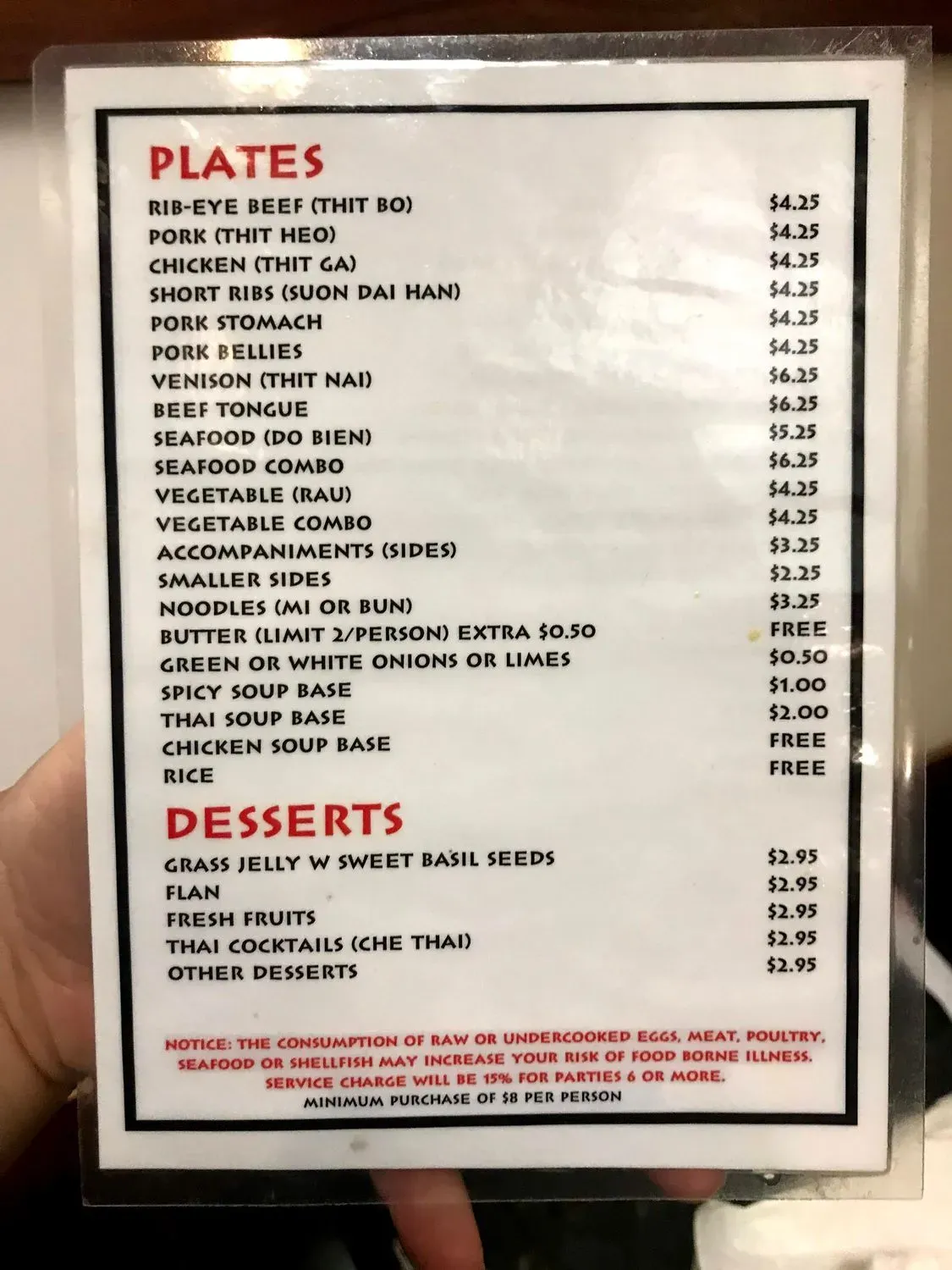 Menu 6