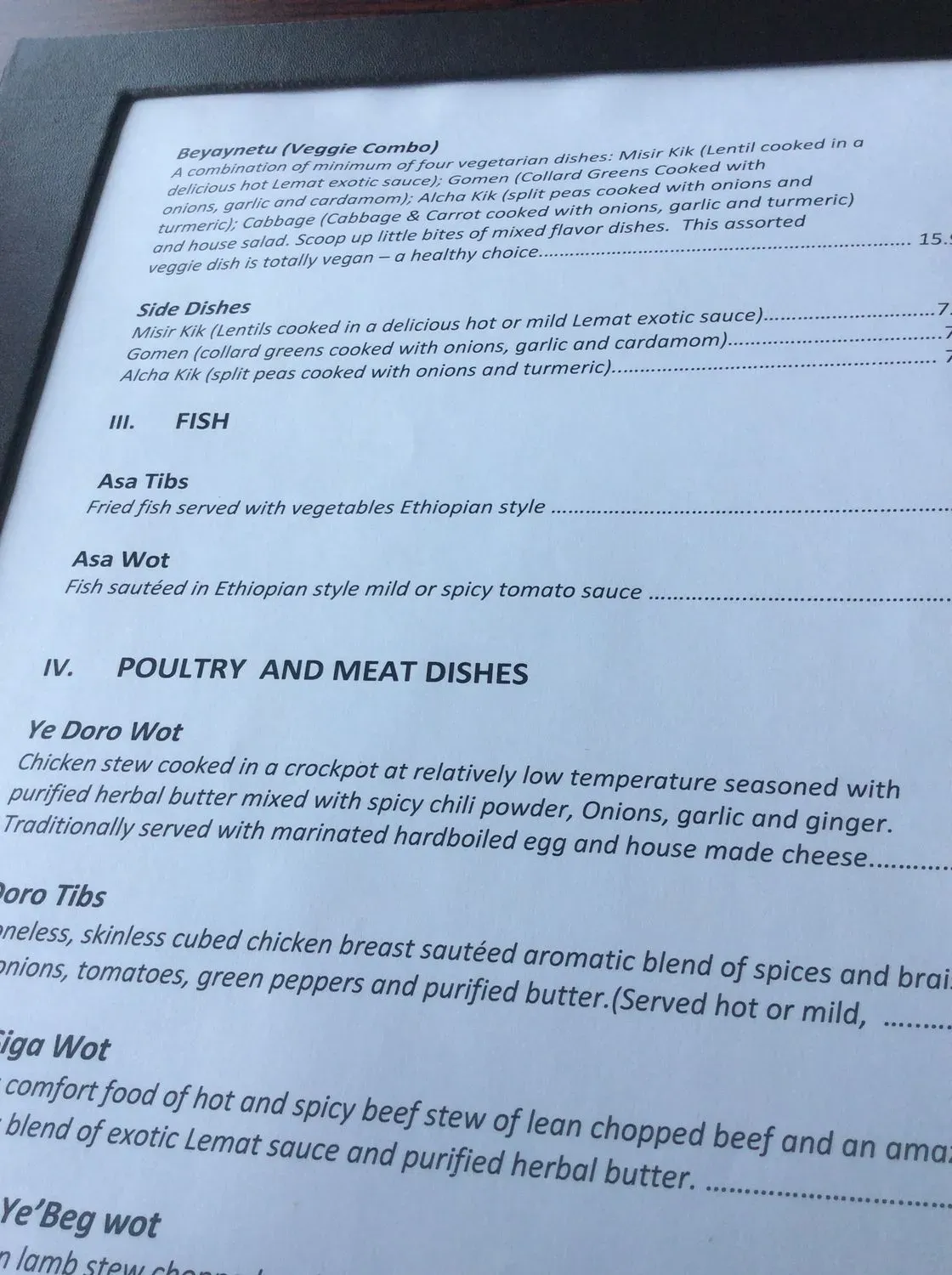 Menu 6