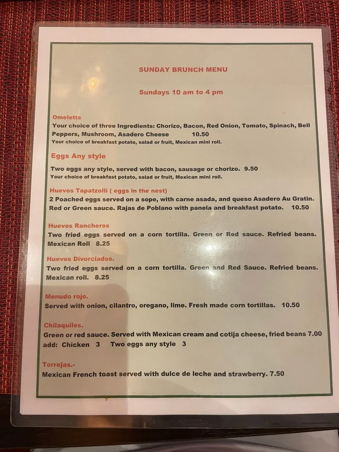 Menu 2