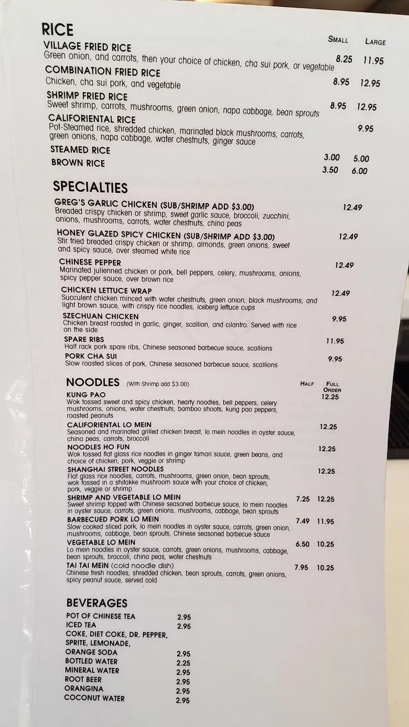 Menu 5