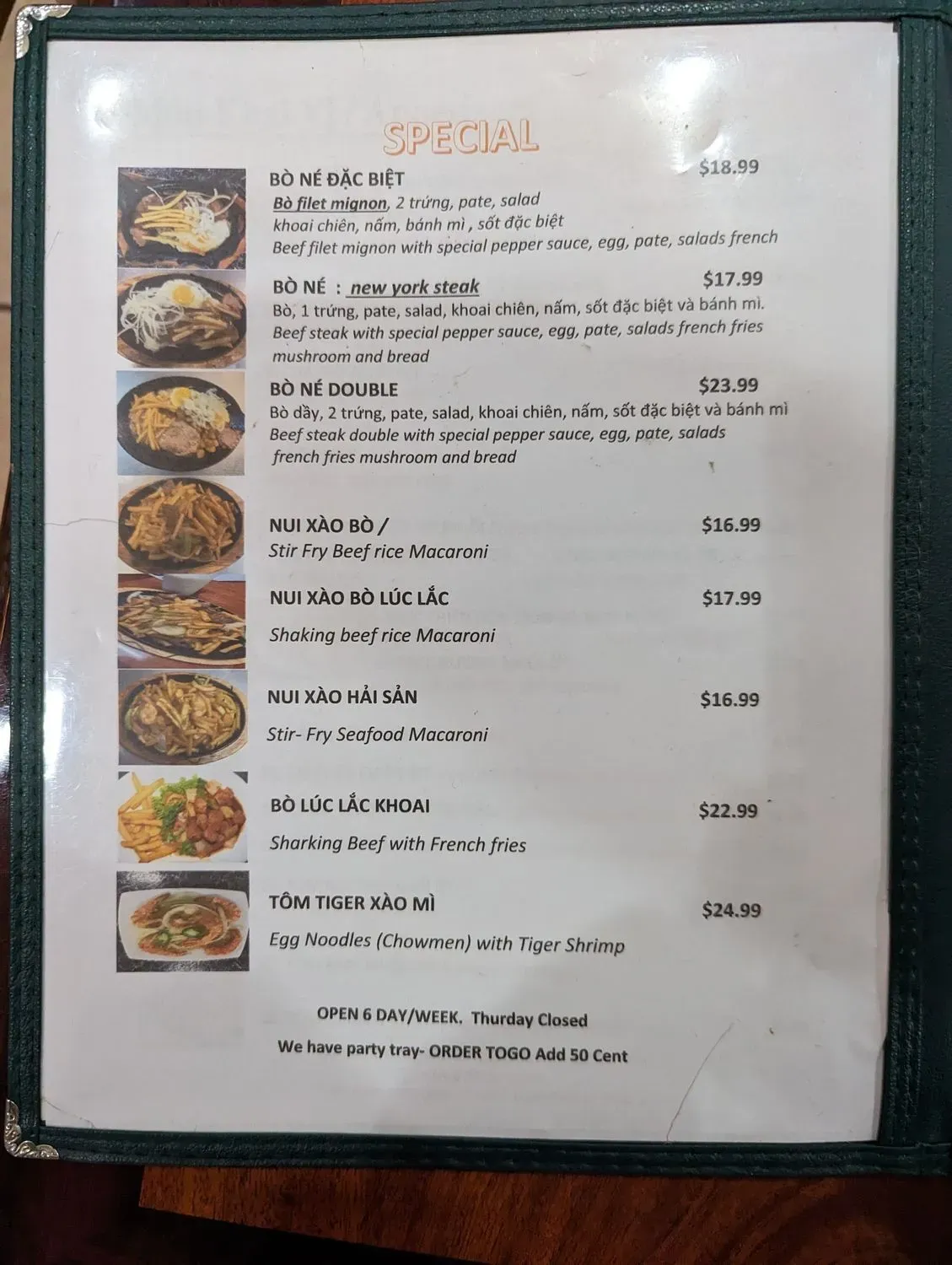 Menu 3