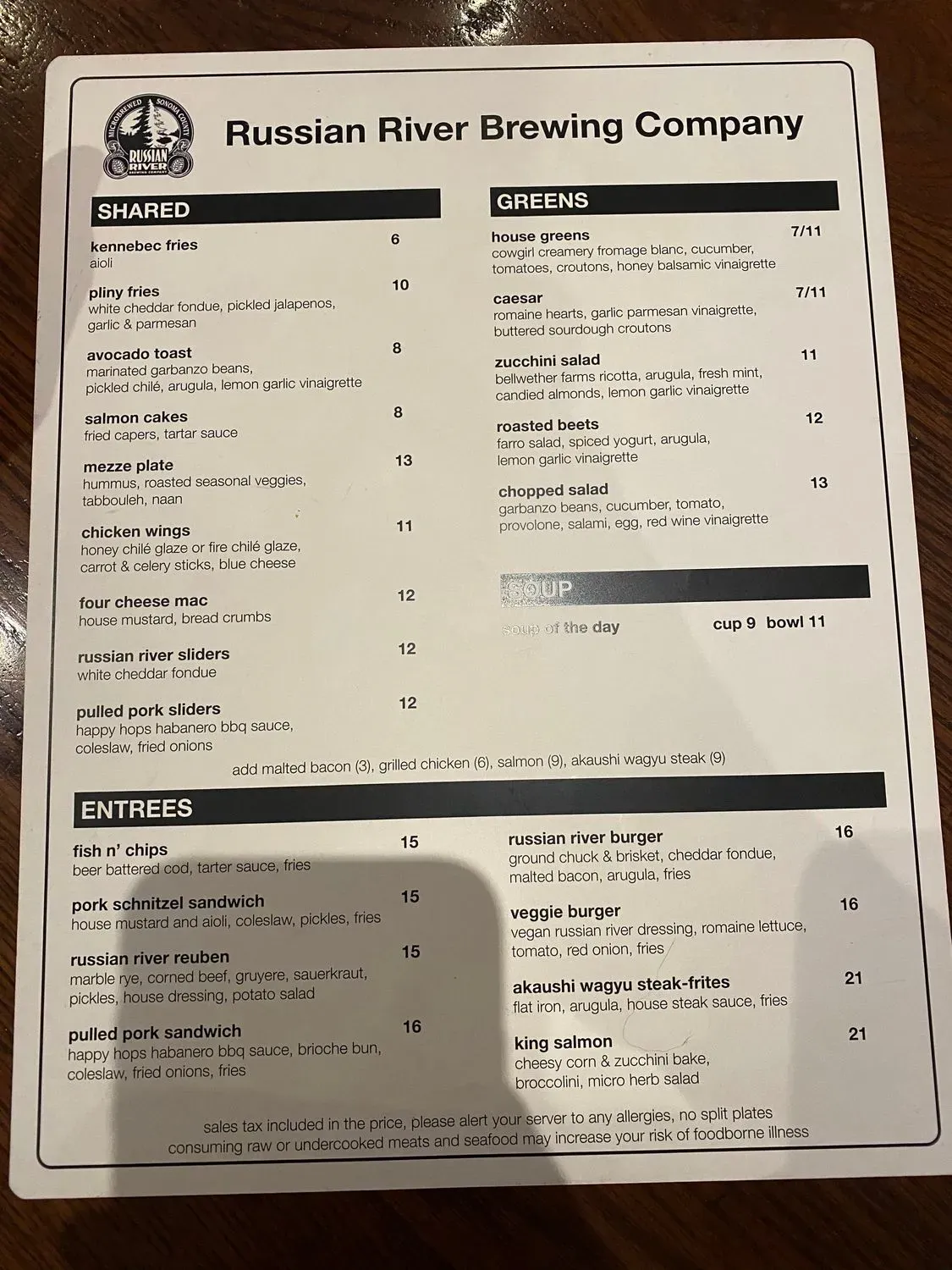 Menu 5