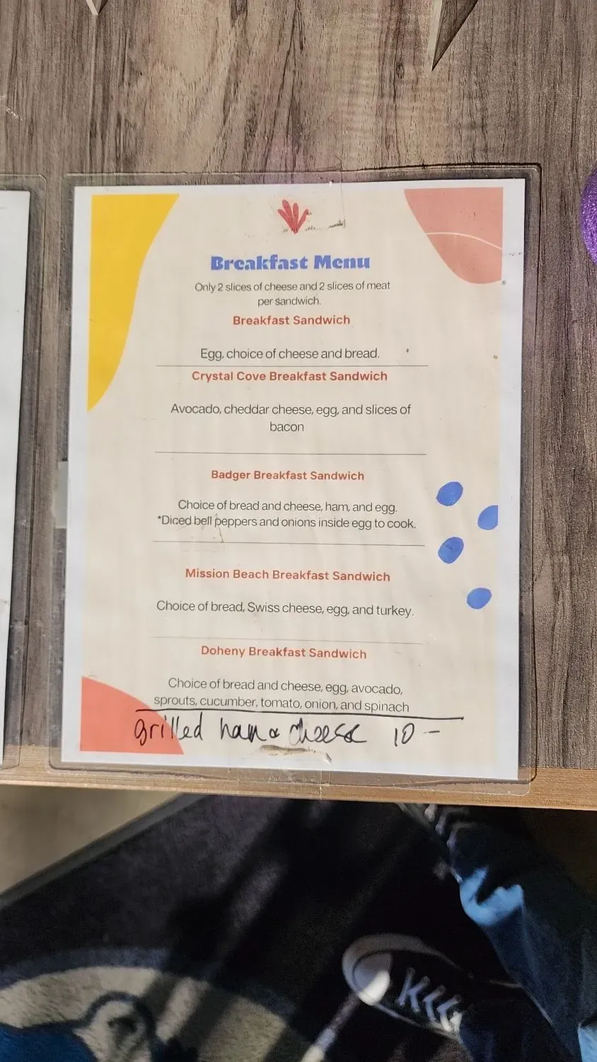 Menu 4