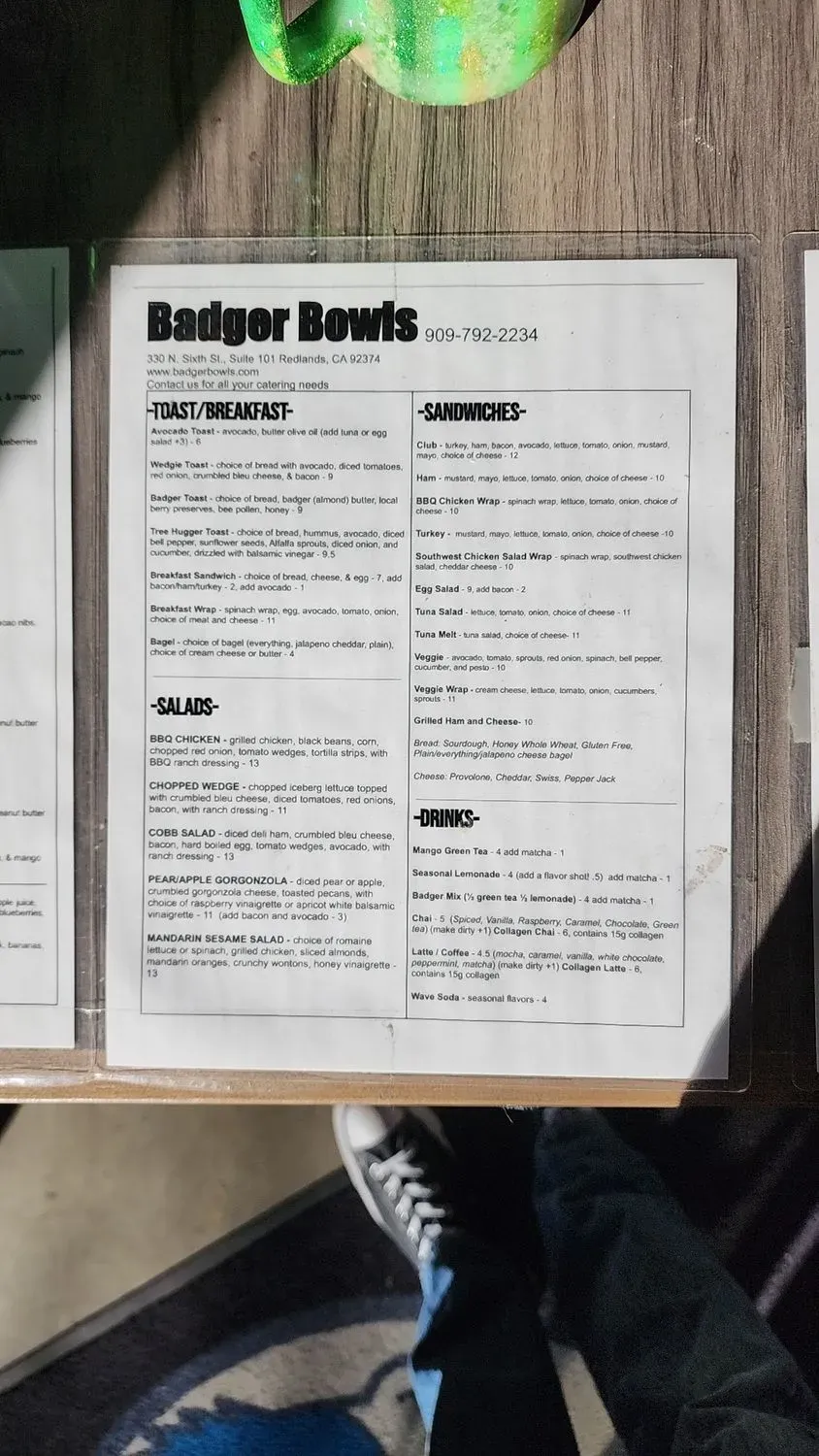 Menu 3