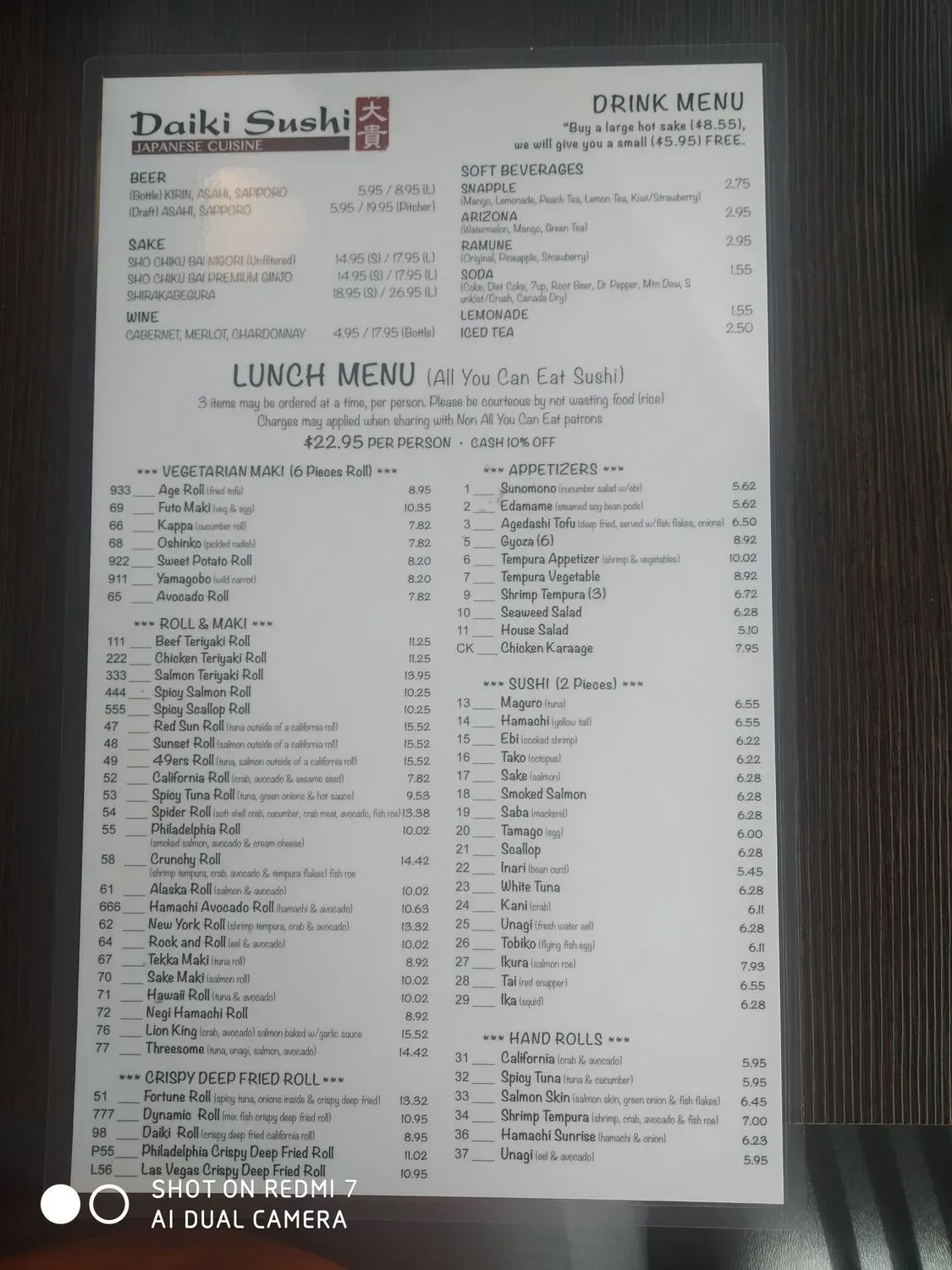 Menu 6