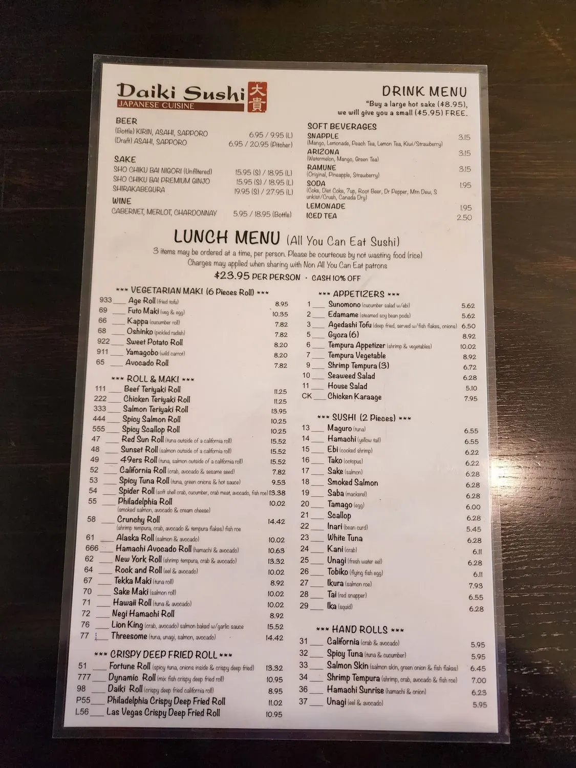 Menu 4