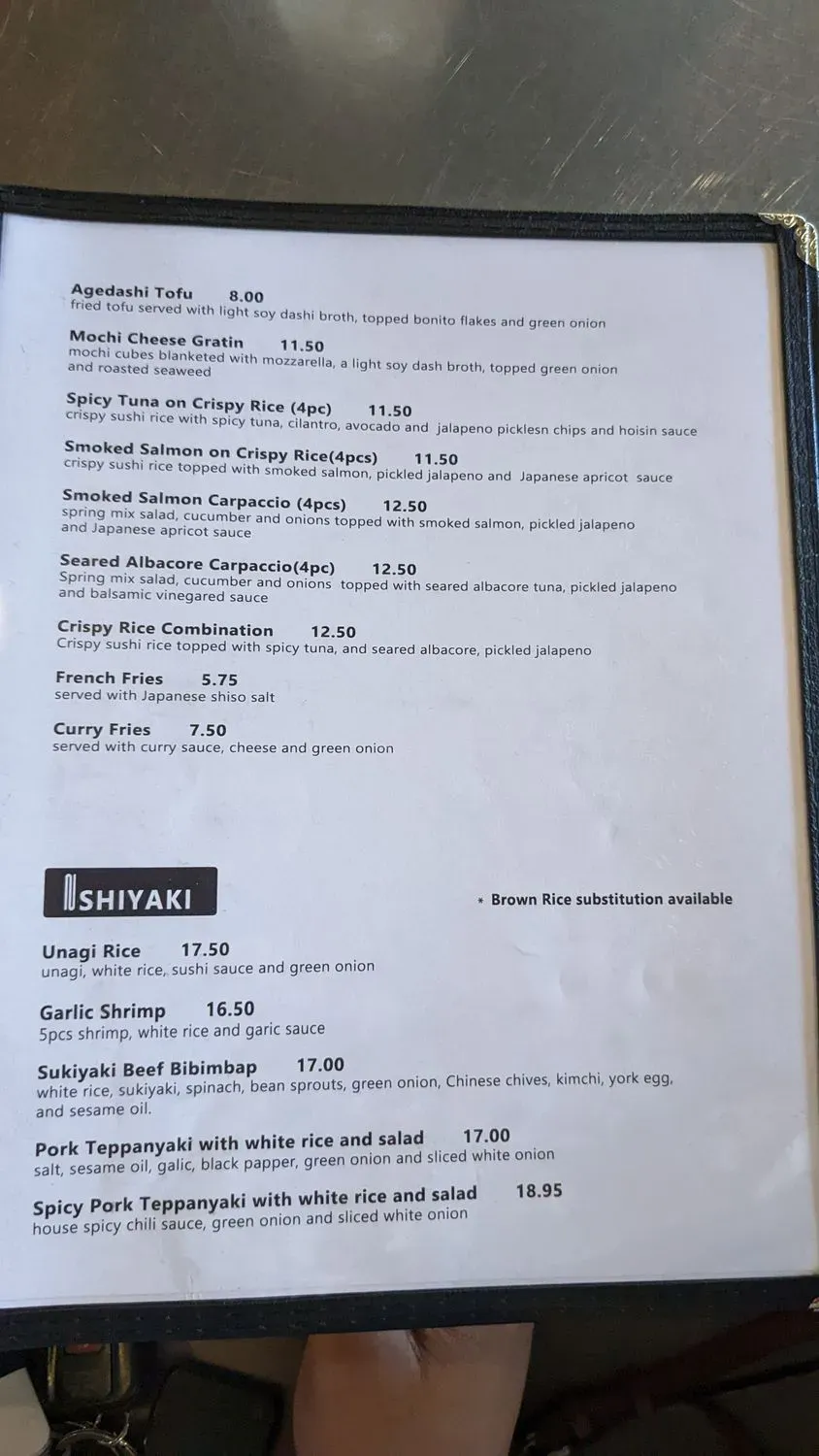 Menu 2