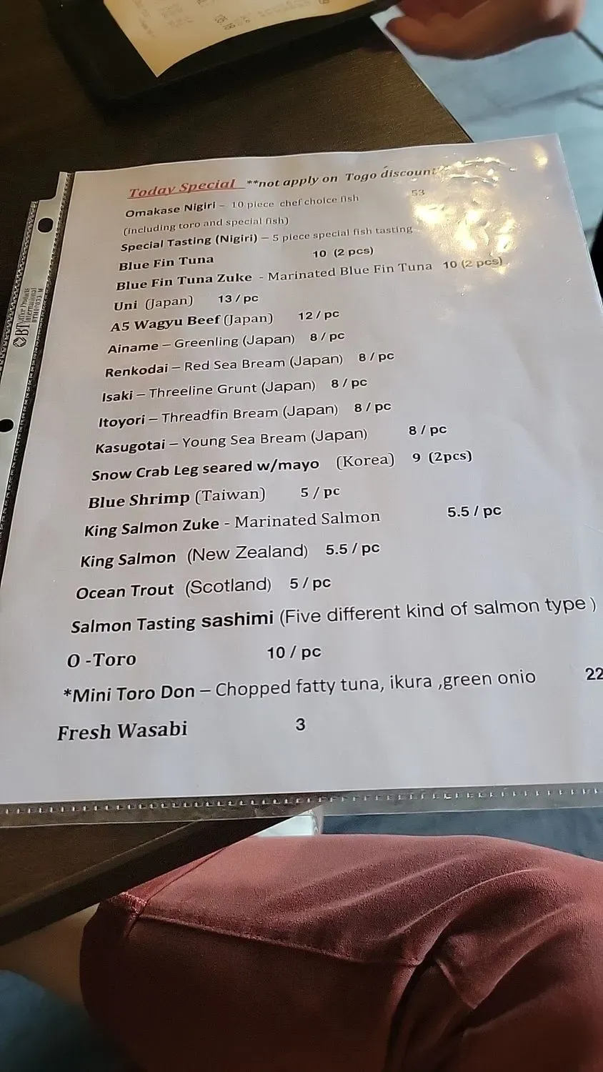 Menu 4