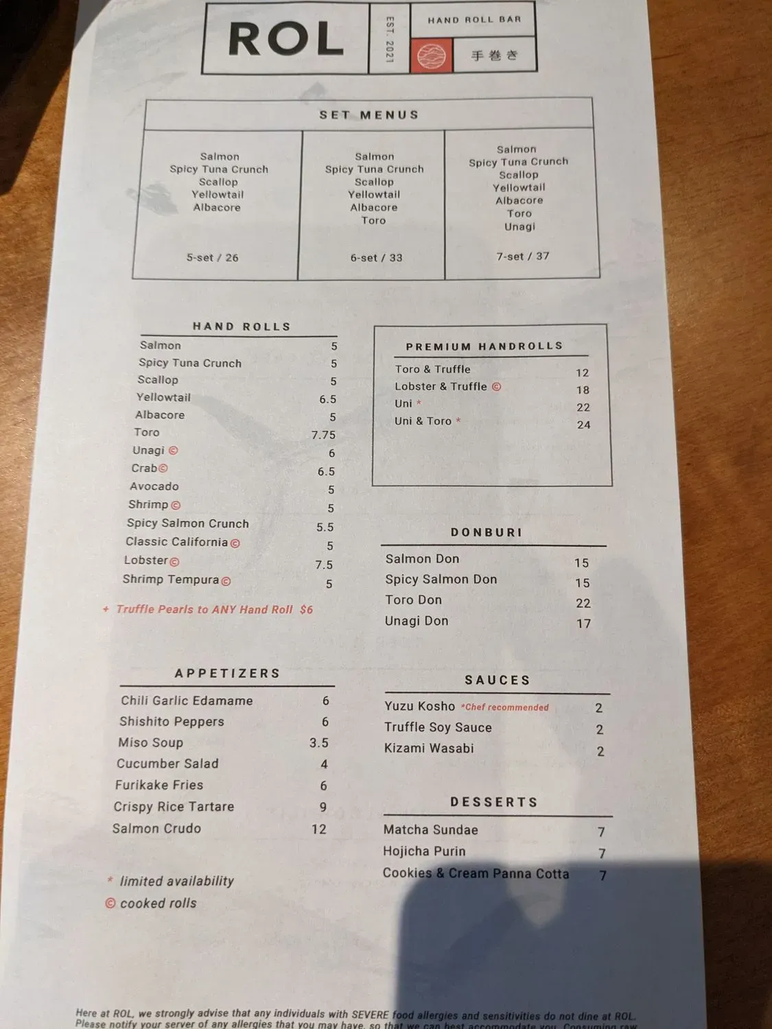 Menu 3