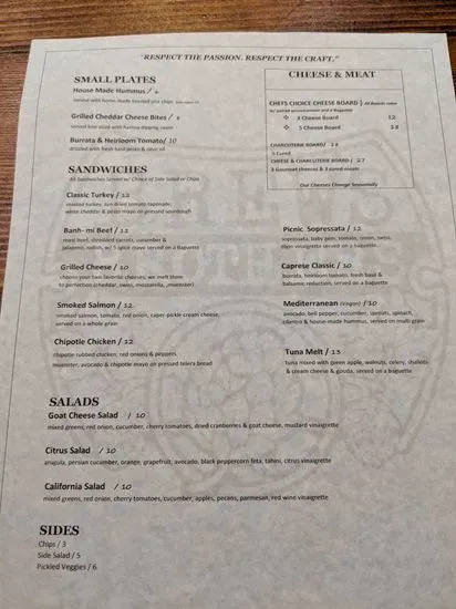 Menu 6