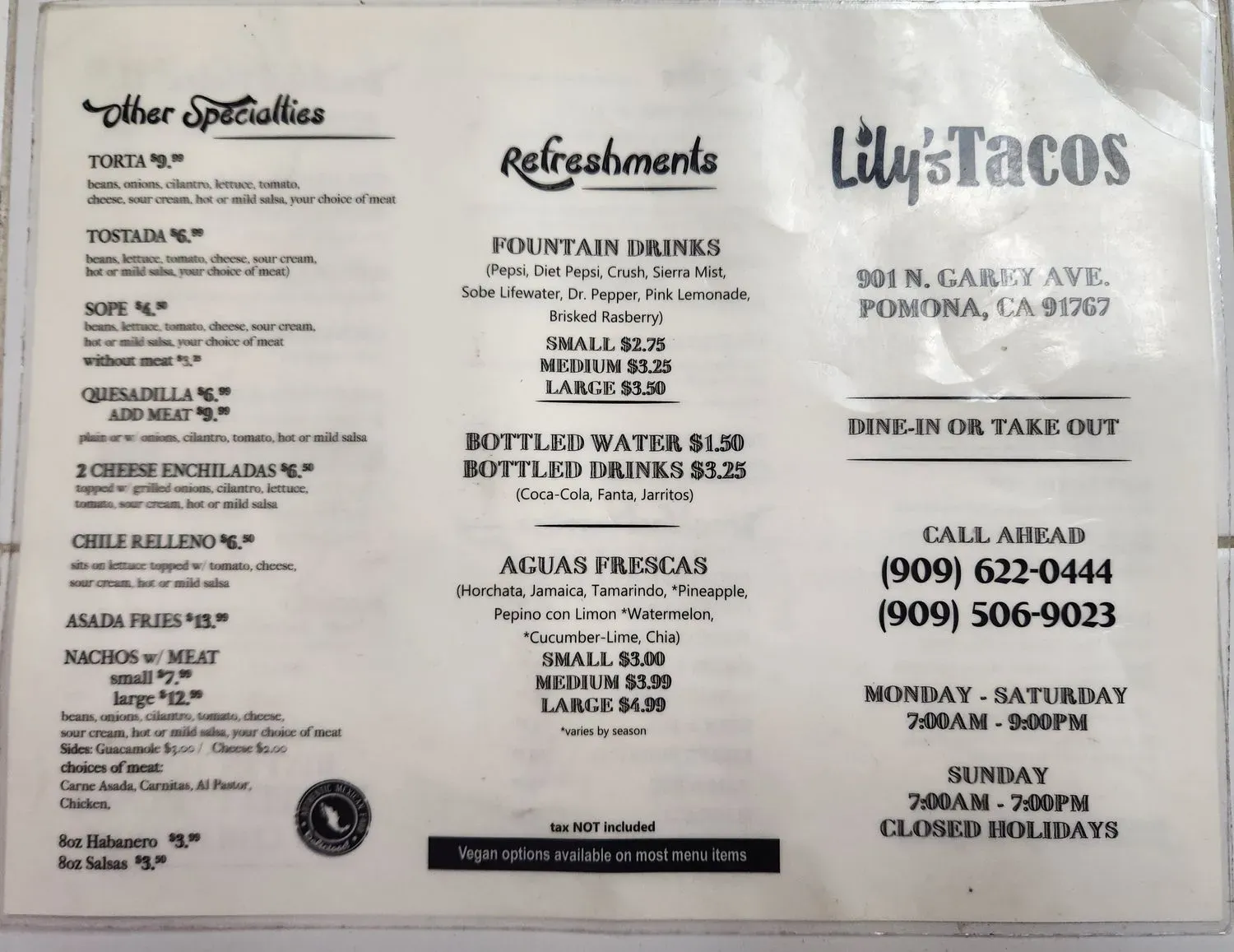 Menu 3