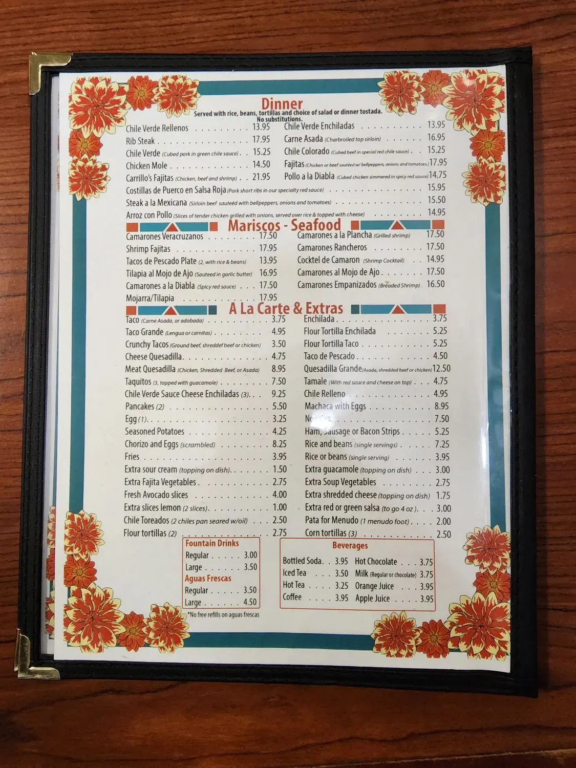 Menu 4