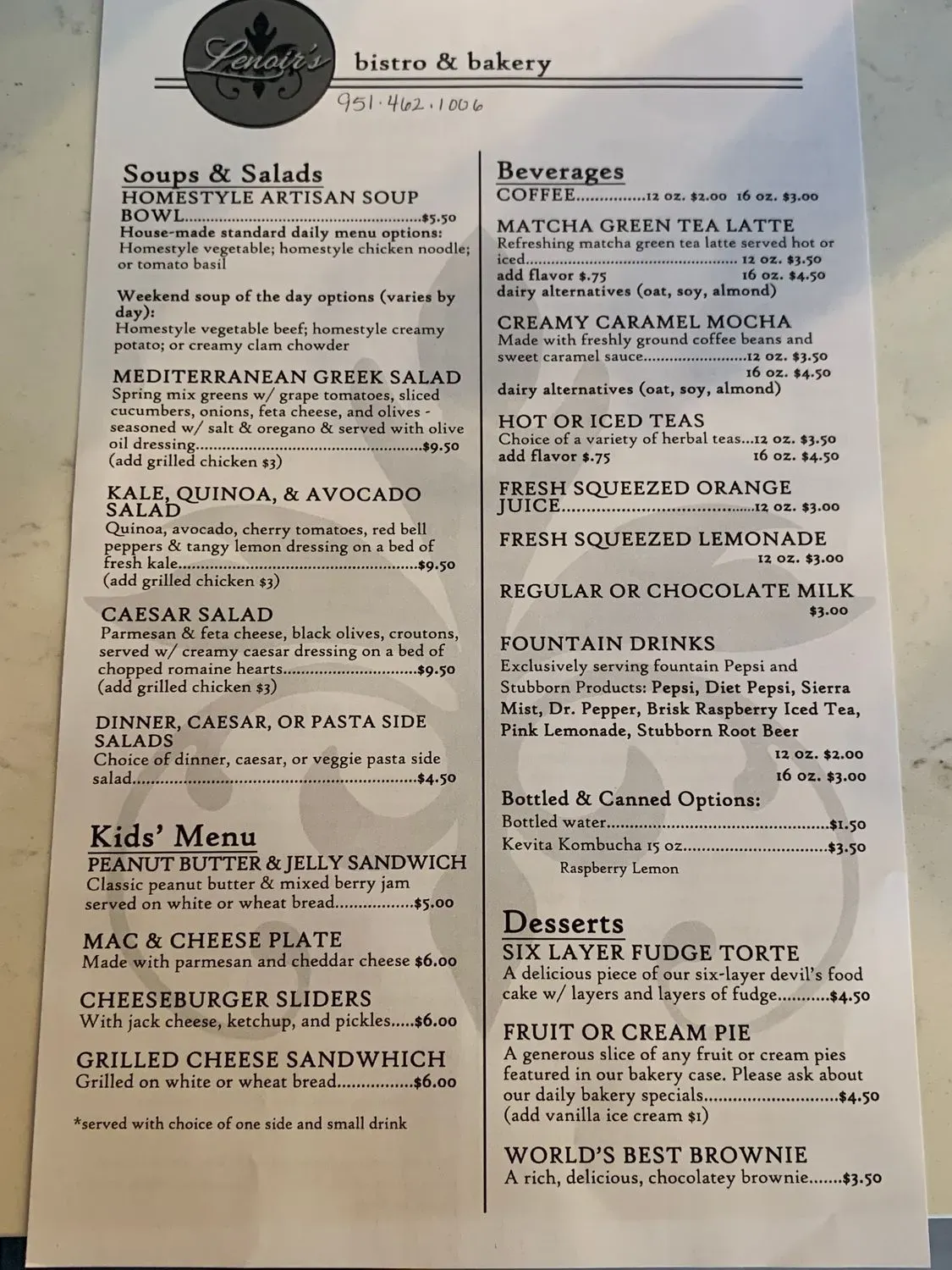 Menu 3