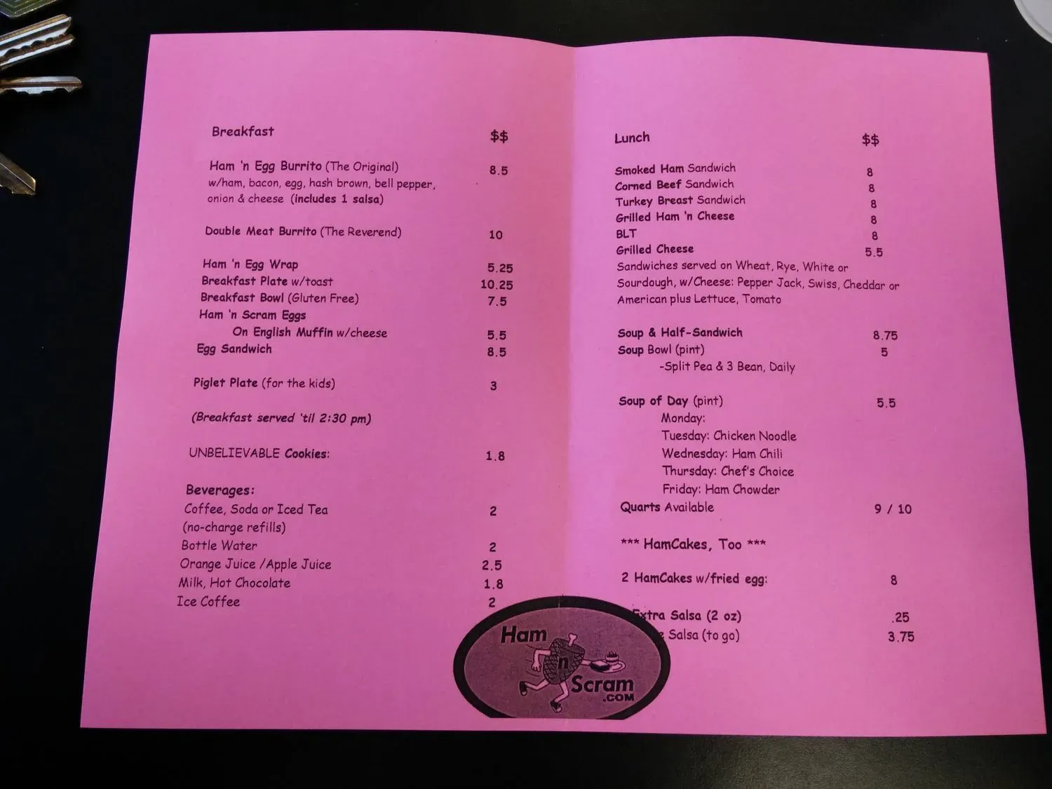 Menu 2