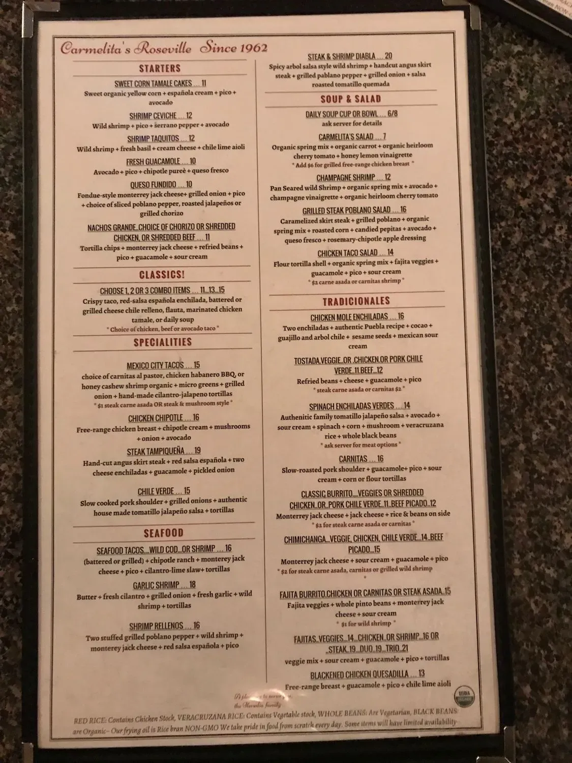 Menu 6