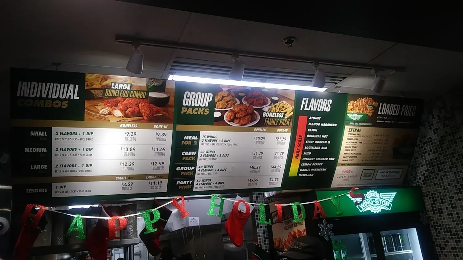 Wingstop Menu - Updated November 2025