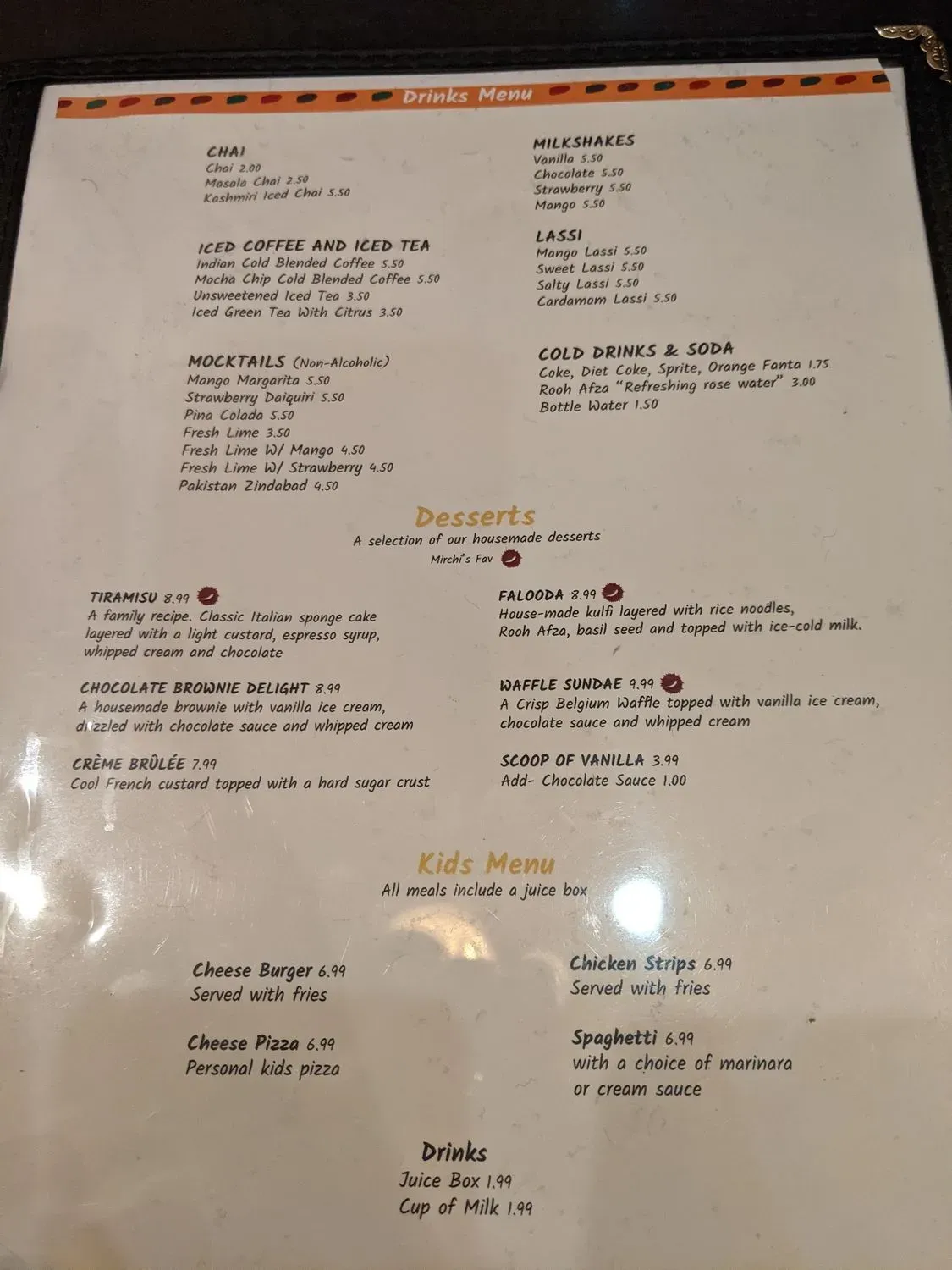 Menu 6