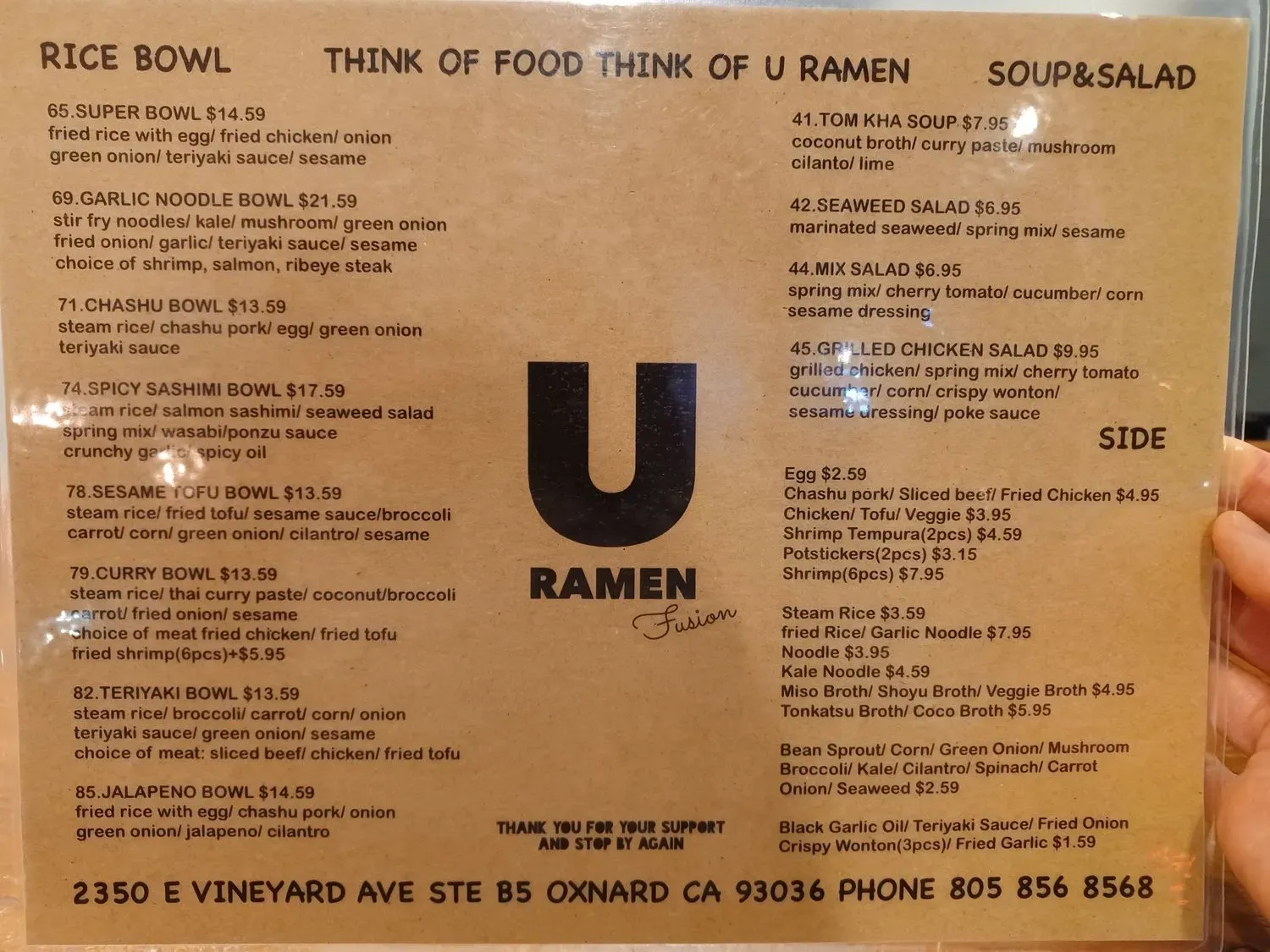 Menu 4