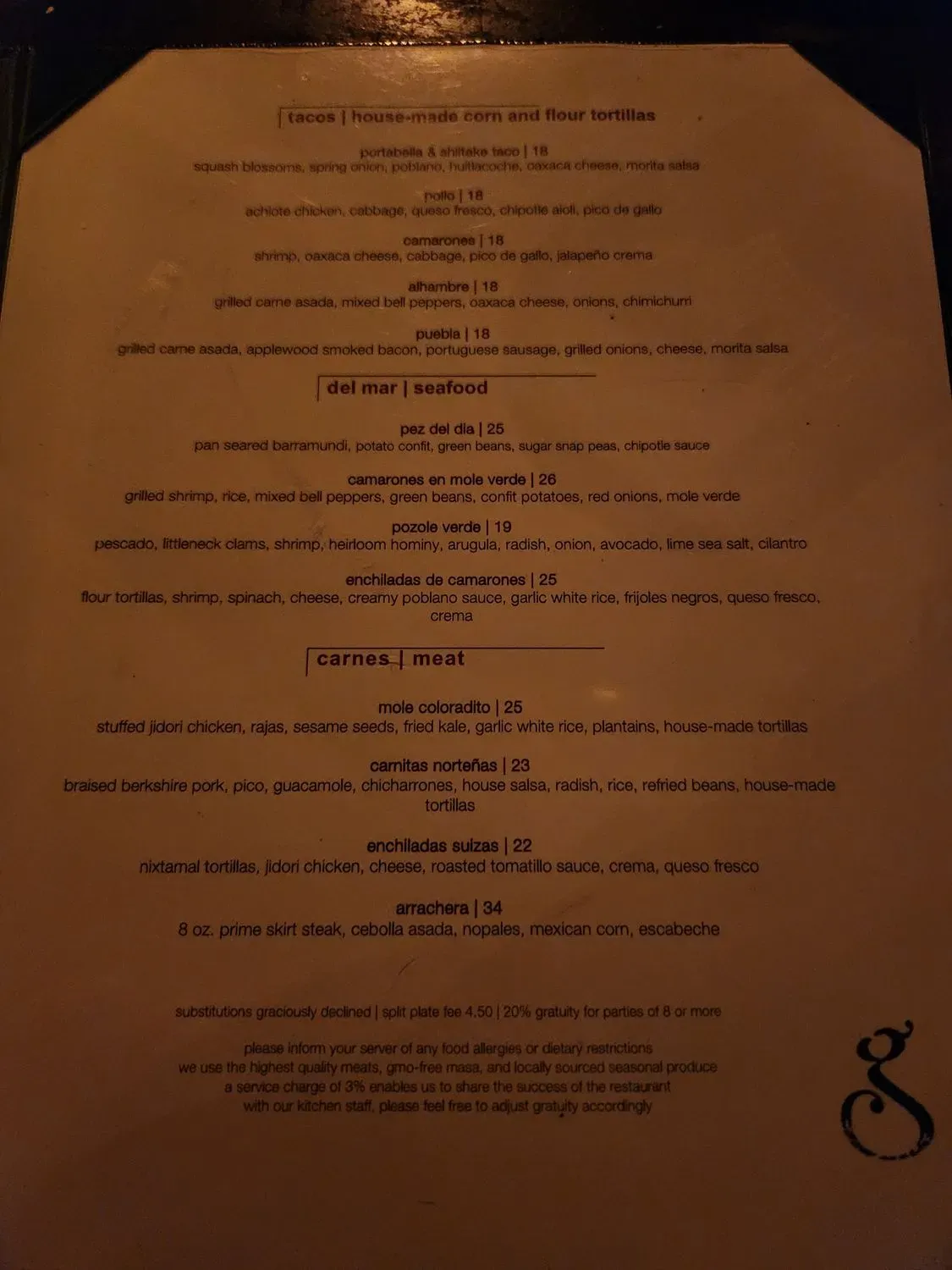 Menu 6