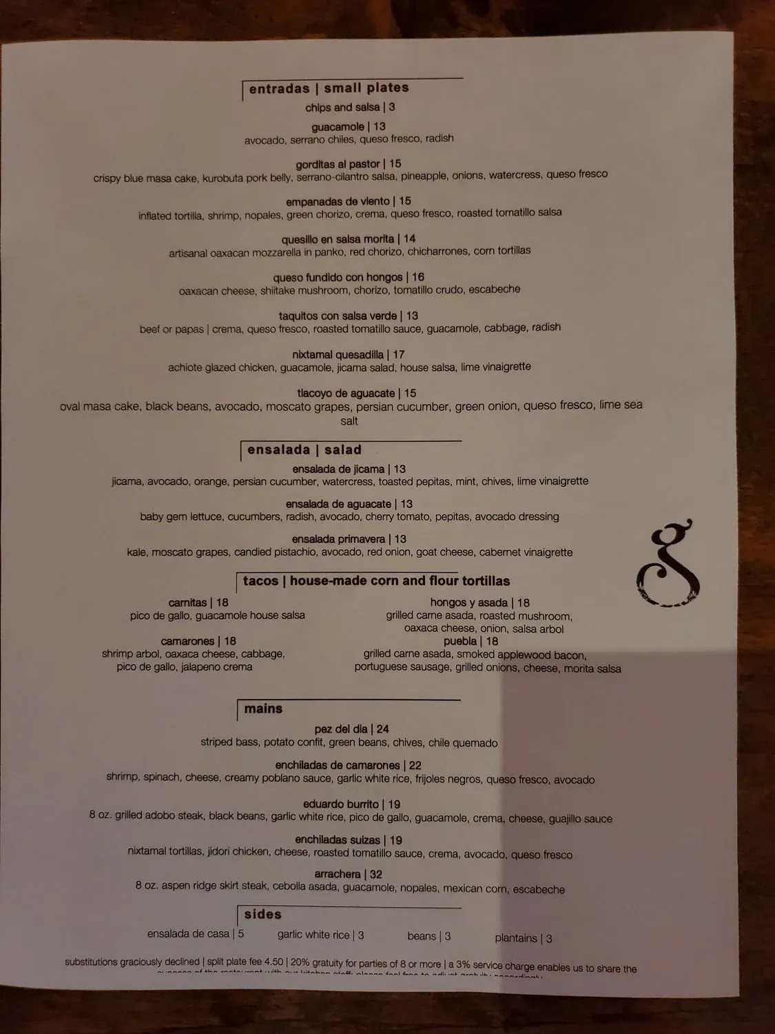 Menu 2