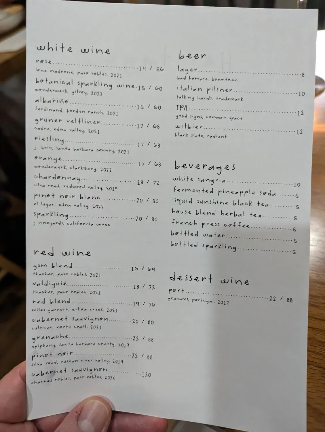 Menu 4