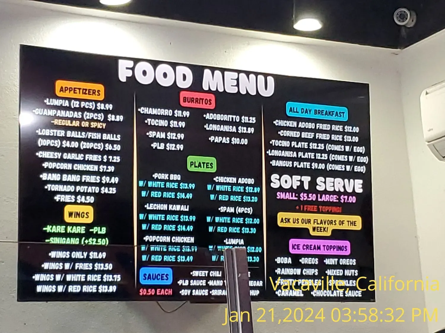 Menu 6