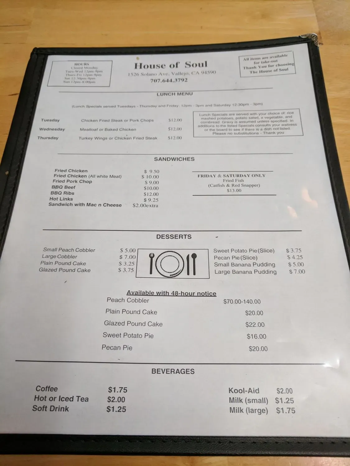 Menu 4