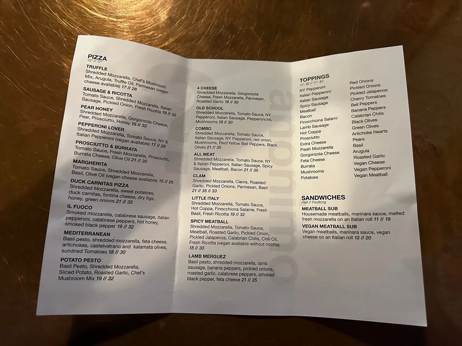 Menu 4