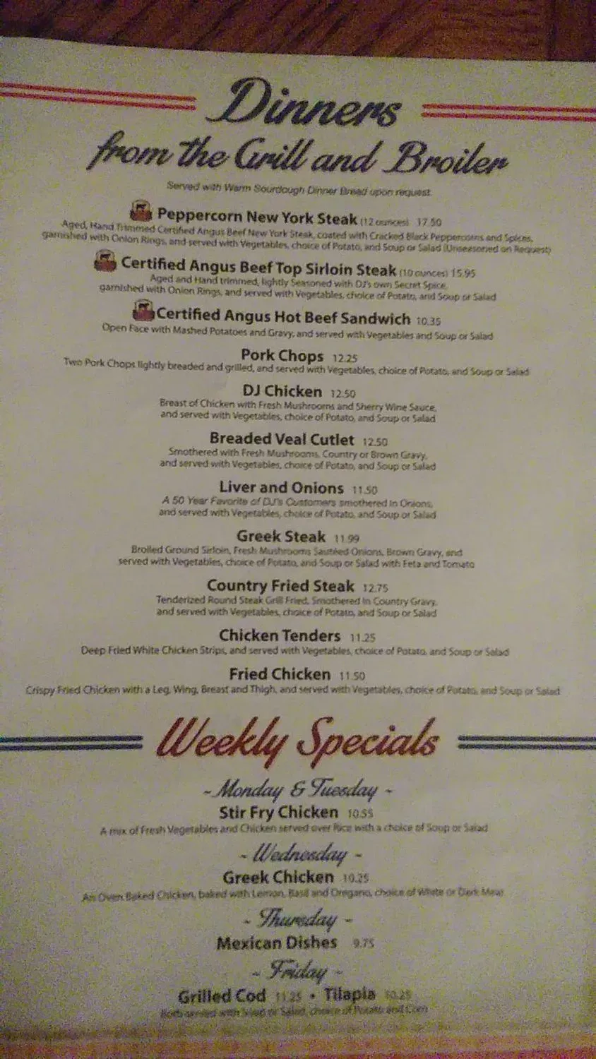 Menu 5