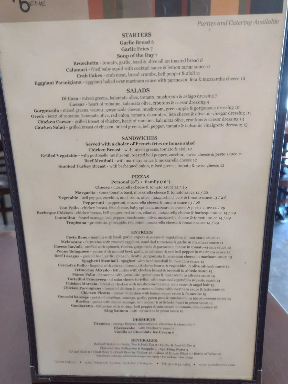 Menu 3