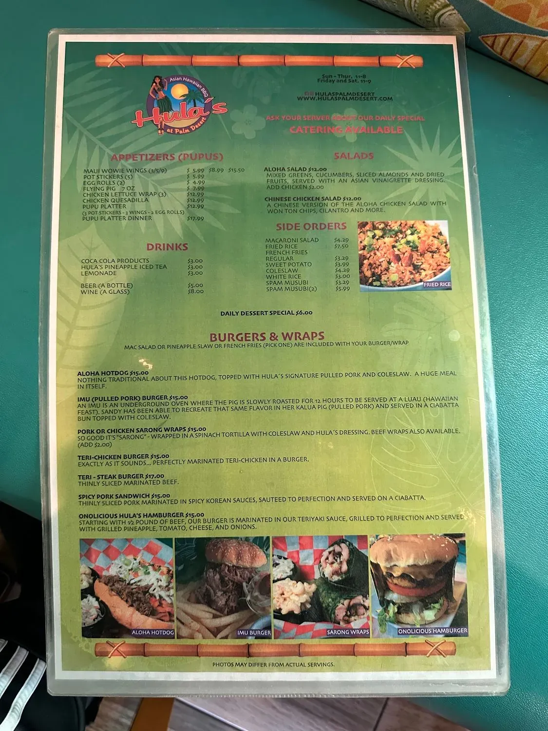 Menu 5