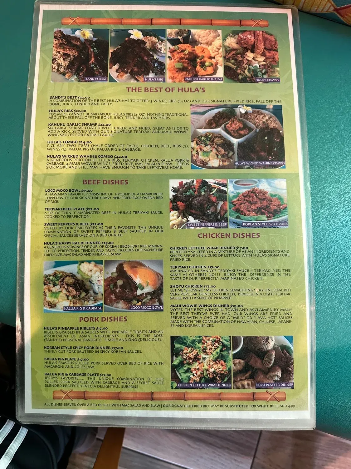 Menu 4