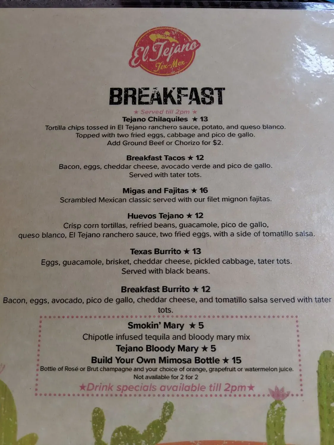 Menu 5