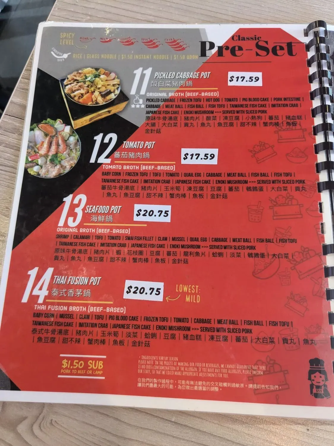 Menu 6