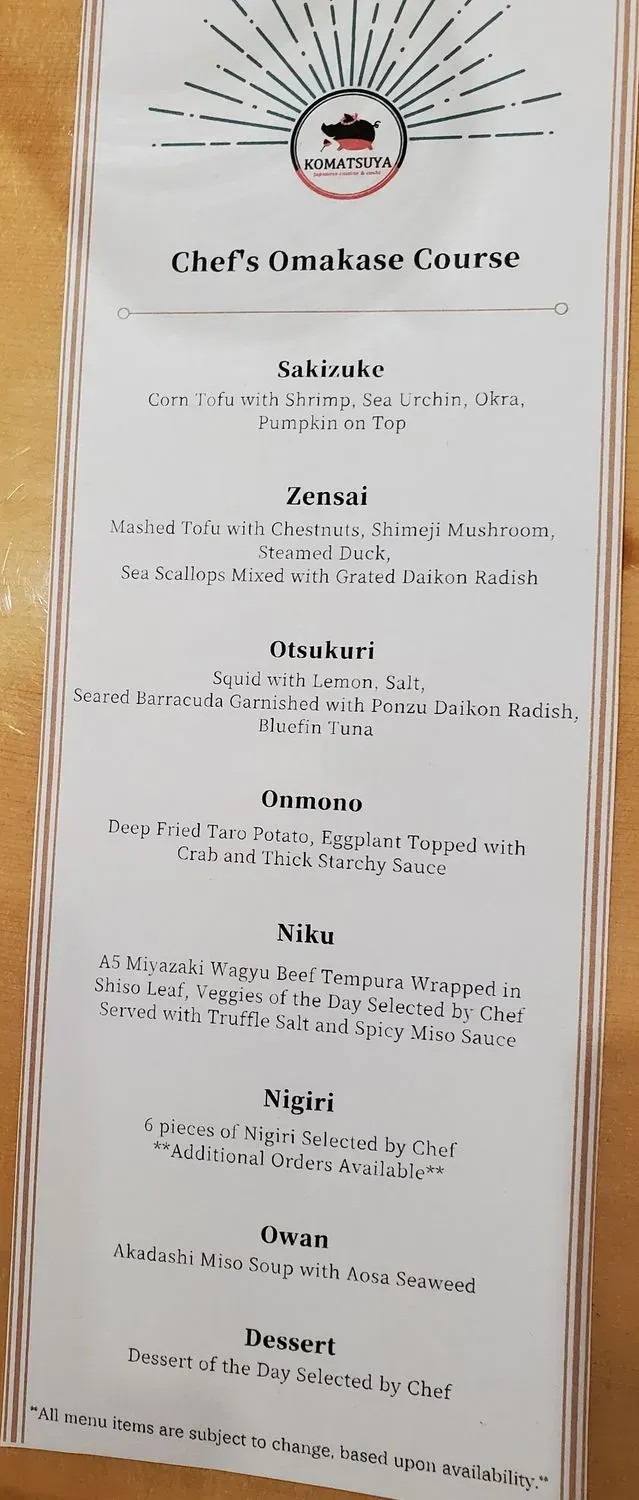 Menu 4