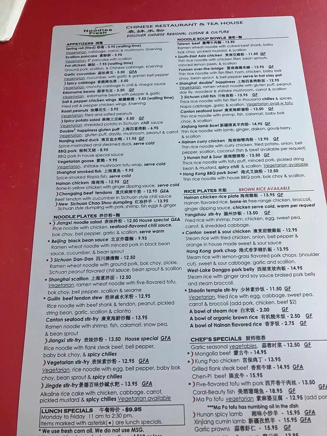 Menu 4