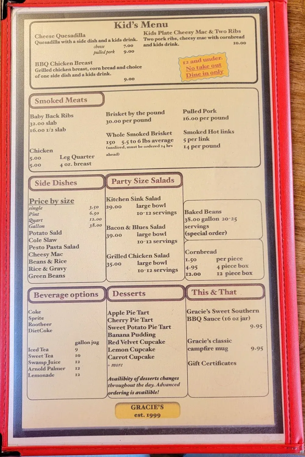 Menu 4