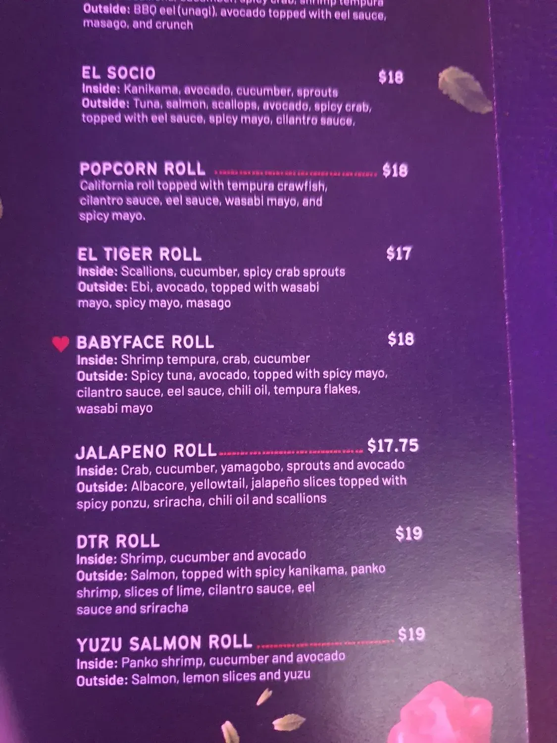 Menu 2