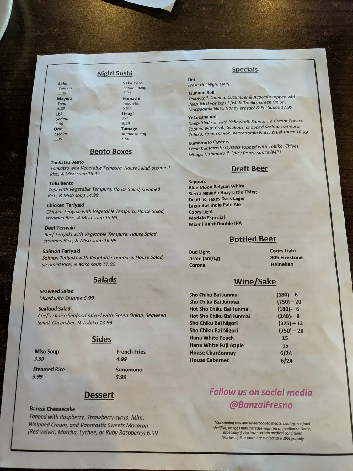 Menu 3