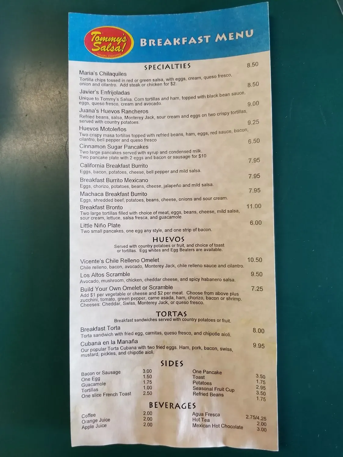 Menu 4