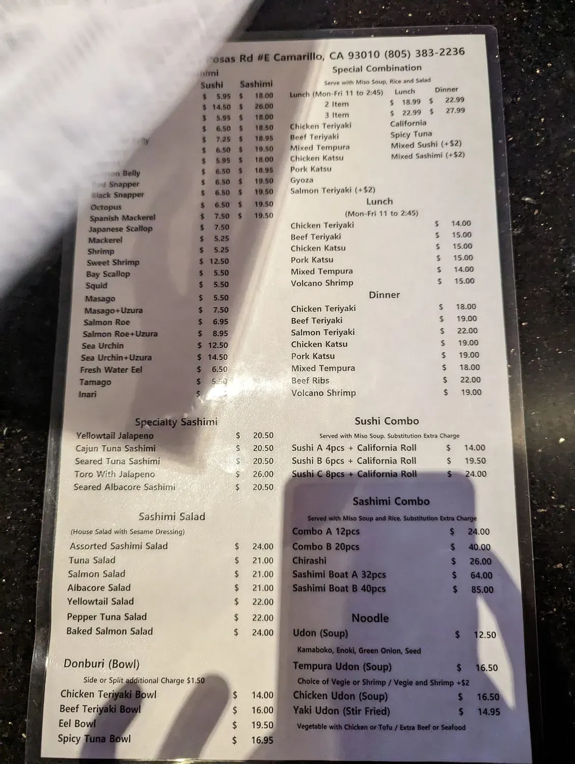 Menu 2