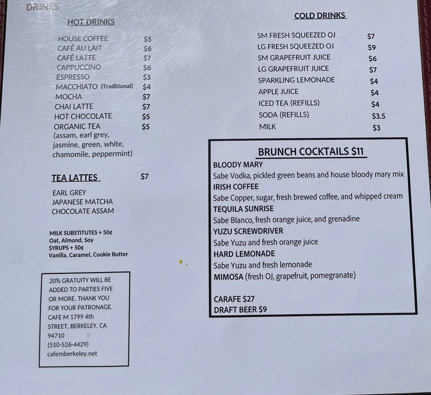 Menu 3